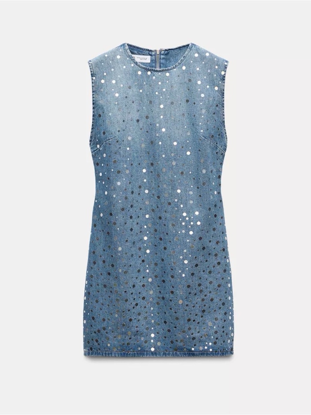 NWT Zara Denim Mirror Dress